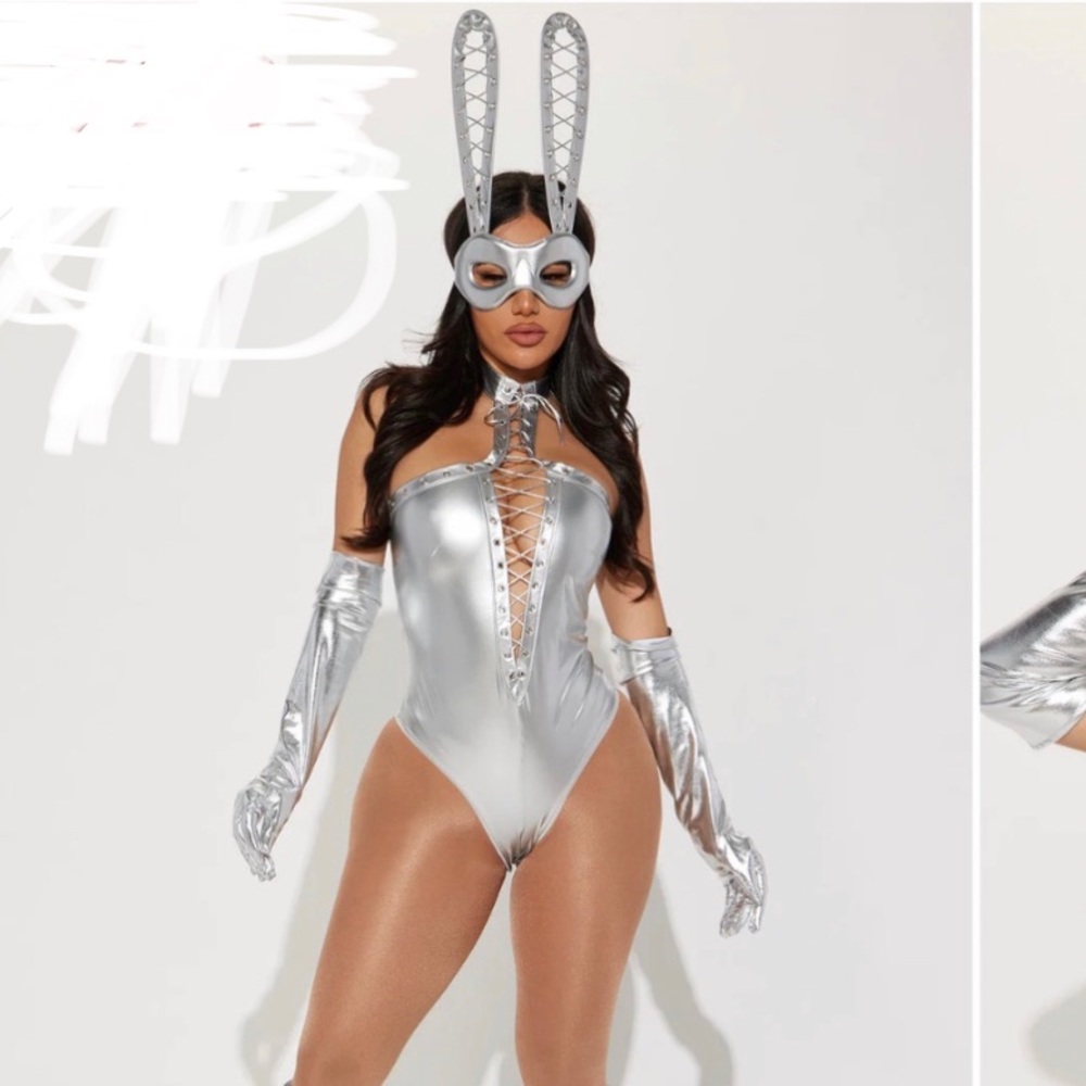 HALLOWEEN COSTUME - Midnight Bunny (Brand New)